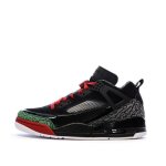 Baskets noires / rouges homme nike jordan spizike low