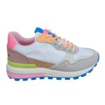 Baskets en nylon et daim femme victoria luna