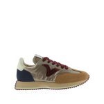 Baskets en nylon mtallis et cuir fendu femme victoria cosmos
