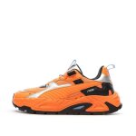 Baskets oranges homme puma rs - trck metallic