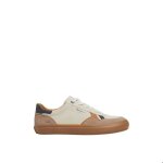 Baskets - pepe jeans - travis - rtro - cuir - plat - chalk