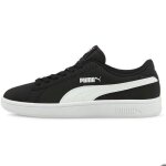 Baskets - puma - smash v2 buck jr - noir - fille - lacets - synthtique