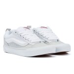 Baskets r�tro en cuir blanc / rouge pour skate - eur 43