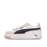 Baskets rose / blanches femme puma wns carina street