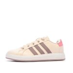 Baskets rose clair fille adidas grand court 2. 0 k