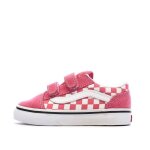 Baskets rose garon vans old skool v check