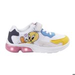 Baskets - cerda - looney tunes - semelle pvc - avec lumire - fille