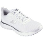 Baskets - skechers - flex appeal 5. 0 uptake - blanc argent - vegan - confort mousse mmoire