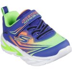 Baskets skechers s lights - flex - glow bleu fille