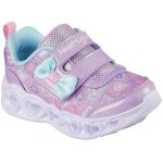 Baskets skechers s lights - heart ligh violet fille