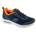 Baskets - skechers - microspec max kaptix - bleu marine - fermeture scratch - technologie skech air