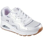 Baskets skechers uno gen1 - wavy shimmer blanc fille