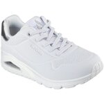Baskets skechers uno - shimmer away blanc femme