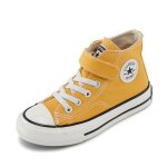Baskets toile mixte enfant haute chaussures lger respirante antidrapant pour garcon et fille - jaune ...