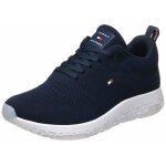Basket tommy hilfiger - fm0fm02838 - baskets homme corporate knit rib runner