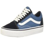 Baskets - vans - ua old skool - synthtique - bleu marine - plat