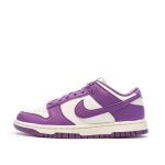 Baskets violette / blanche femme nike dunk low