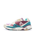 Baskets violette / turquoise homme le coq sportif lcs r850 mountain