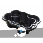 Bassin pr�form� iris si 109 m? 240 l + filtre de berge / gravitaire ubbink