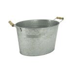Bassine en acier galvanisé vintage Bassine en acier galvanisé vintage