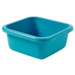 Bassine carr�e 10l - curver - turquoise - robuste - solide - �tanche