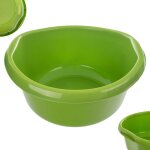 Bassine en plastique 25l kadax avec anses diam�tre 49 cm vert