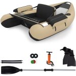 Bateau de pche gonflable - non spcifi - modle gonflable - charge 160 kg - accessoires inclus - beige ...
