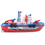 Bateau de pompiers pour enfants modle de bateau  eau pulvrise avec son et lumire clignotante