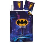 Batman parure de lit enfant polycoton imprime rversible modle batmobile housse de couette 140x200 ...