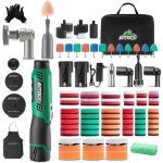 Batoca s6 mini polisseuse rotative et machine � polir excentrique 2. 0ah battery set