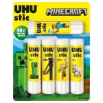 Bâtons de colle - uhu - minecraft - lot de 5 - 21 g - sans solvant - lavable à froid Bâtons de colle - uhu - minecraft - lot de 5 - 21 g - sans solvant - lavable à froid