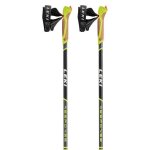 Btons de marche nordique - leki - 105 cm - anthracite / noir / vert - poignes cortec - aluminium hts ...