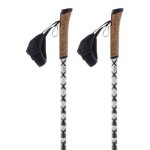 Btons de nordic walking - ferrino - horn - tlescopiques - carbone - multicolore