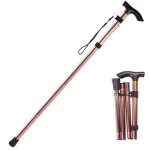 Batons de randonnée 84 - 93cm pliable en alliage daluminium antidérapant canne de marche pliable pliable ... Batons de randonnée 84 - 93cm pliable en alliage daluminium antidérapant canne de marche pliable pliable ...