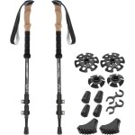 Btons de randonne de marche btons de randonne - 63 - 135 cm - pliable et rglable - tlescopique ...