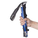 B�tons de randonn�e pliables. b�tons de trekking t�lescopiques l�gers et r�glables avec embouts en caoutchouc ...