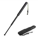 Bton de randonne - gigicial - tlescopique 3 sections - lger 270g - caoutchouc et pvc - portable