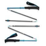 Bton de trekking black diamond distance carbon z poles (x2) - bleu - 115 cm