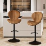 Batony tabouret de bar lot de 2 chaise de bar chaises de cuisine avec dossier et repose - pieds pour ... Batony tabouret de bar lot de 2 chaise de bar chaises de cuisine avec dossier et repose - pieds pour ...