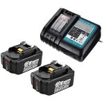 Batterie et chargeur 18v 5ah pour makita - bl1850b - li - ion - 3a