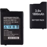 Batterie pour console - sony - psp 1000 - 1800 mah - compatible - noir