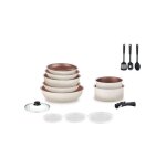 Batterie de cuisine arthur martin batterie 18 pices crme am1453 creme