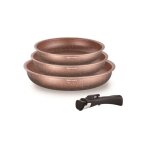 Batterie de cuisine arthur martin batterie 4 pices terracotta am9811 terracotta