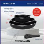 Batterie de cuisine arthur martin batterie 4pcs ambd442