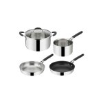 Batterie de cuisine lagostina set 5 pieces inox esperta induction 012909600005