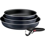 Batterie de cuisine - tefal - ingenio enjoy - 4 pi�ces - poign�e amovible - antiadh�sif