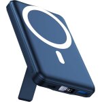 Batterie externe 10000mah power bank magnetique sans fil pd 22. 5w charge rapide powerbank usb - c pliable ...