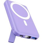 Batterie externe 10000mah power bank magnetique sans fil pd 22. 5w charge rapide powerbank usb - c pliable ...