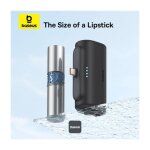 Batterie externe de charge rapide os - baseus compact type - c edition 5000mah 20w cluster noir