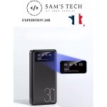 Batterie externe portable charge rapide power bank 20000mah 2 usb type c